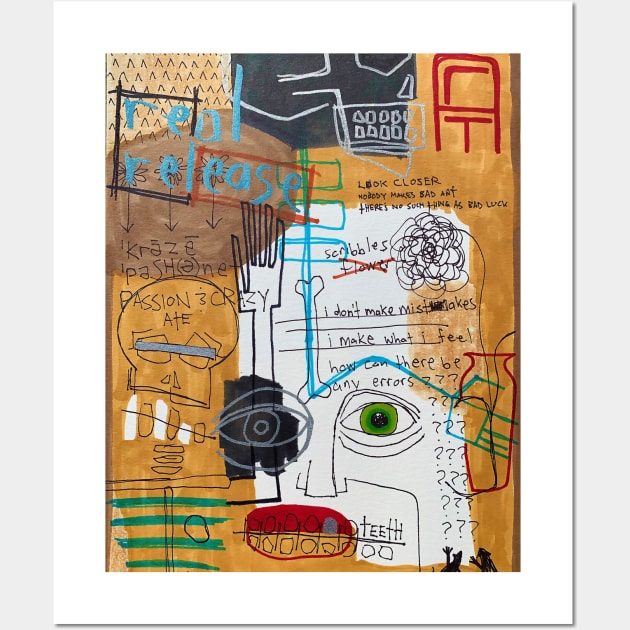 RELEASE Wall Art by Basquiat